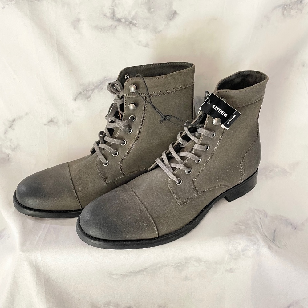 Men’s boots, gray